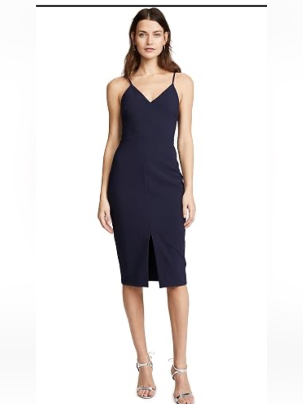 Likely nwt Brooklyn Navy Midi Sheath Dress strappy sz 4